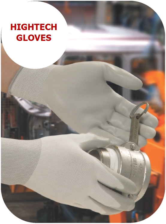 Nylon Glove with Foam Nitrile Coating